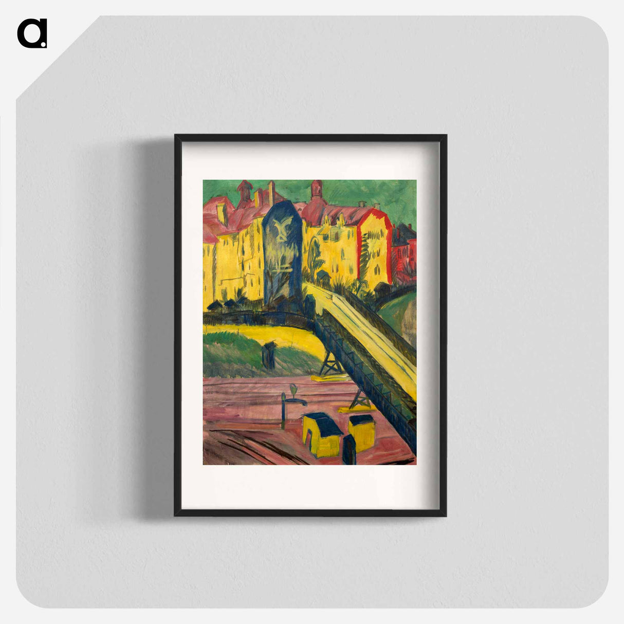 View from the Window - Ernst Ludwig Kirchner Poster.