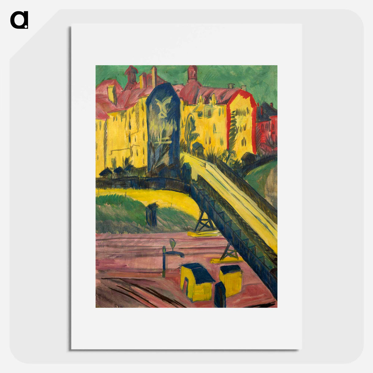 View from the Window - Ernst Ludwig Kirchner Poster.