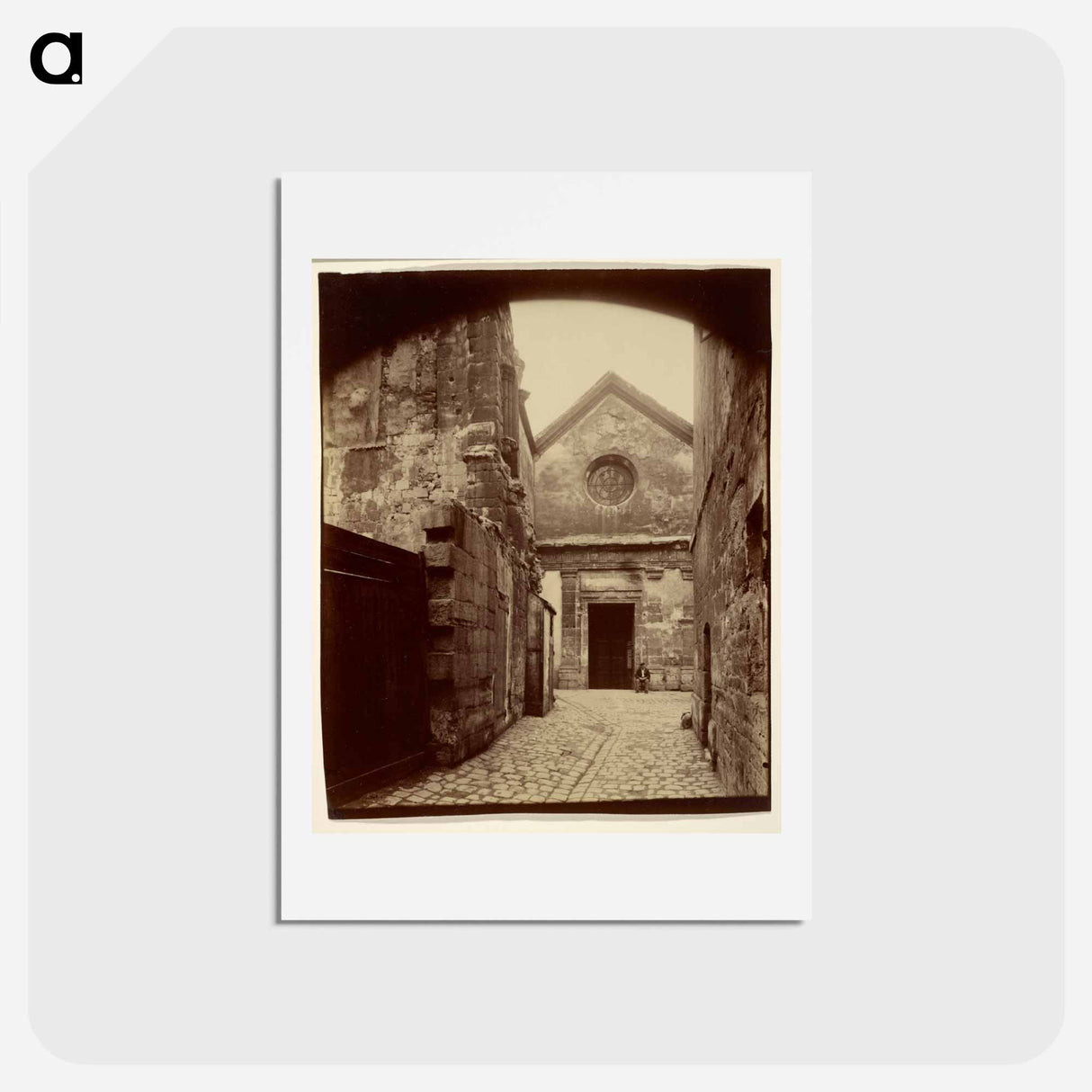 アートポストカード-St. Julien le Pauvre-Portail
- ウジェーヌ アジェ Postcard.