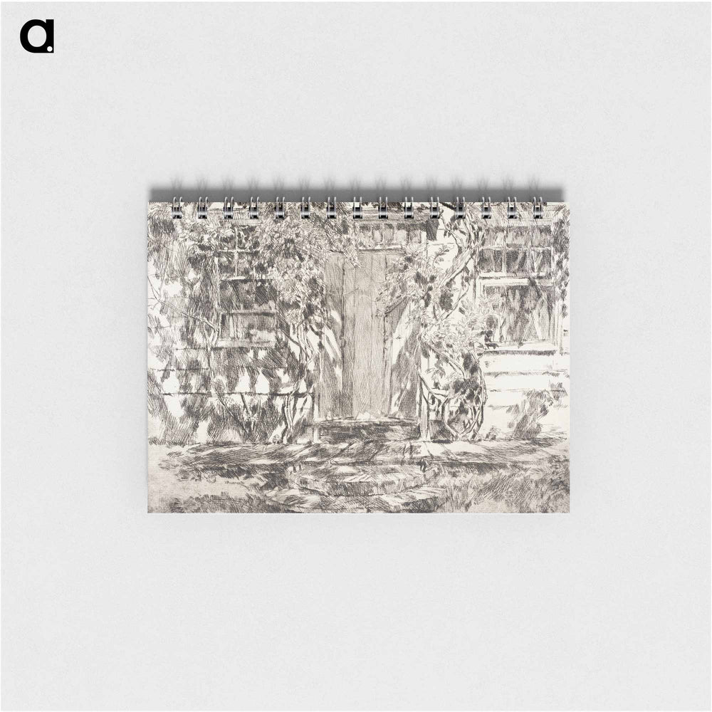 Old Doorway - フレデリック チャイルド ハッサム Memo.