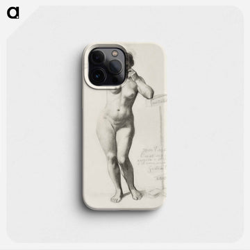 ホワイト - ギュスターヴ クールベ Phone Case.