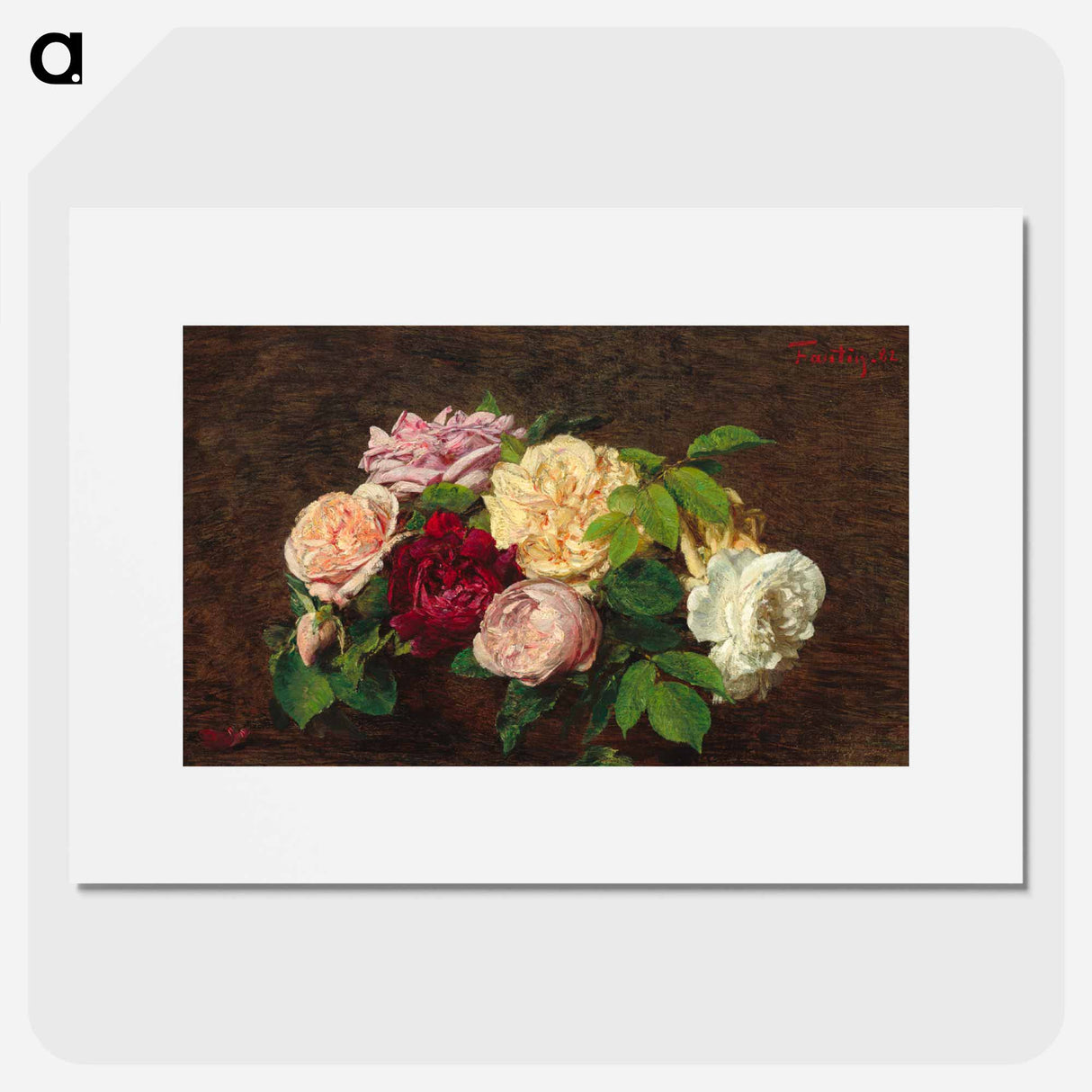 in high resolution - アンリ ファンタン ラトゥール Poster.