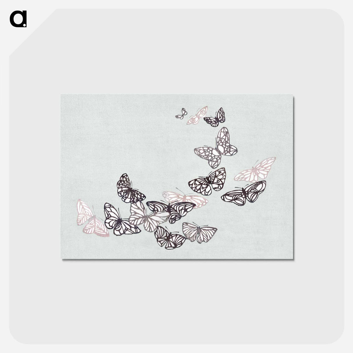 アートポストカード-Cho senshu - 神坂 雪佳 Postcard.