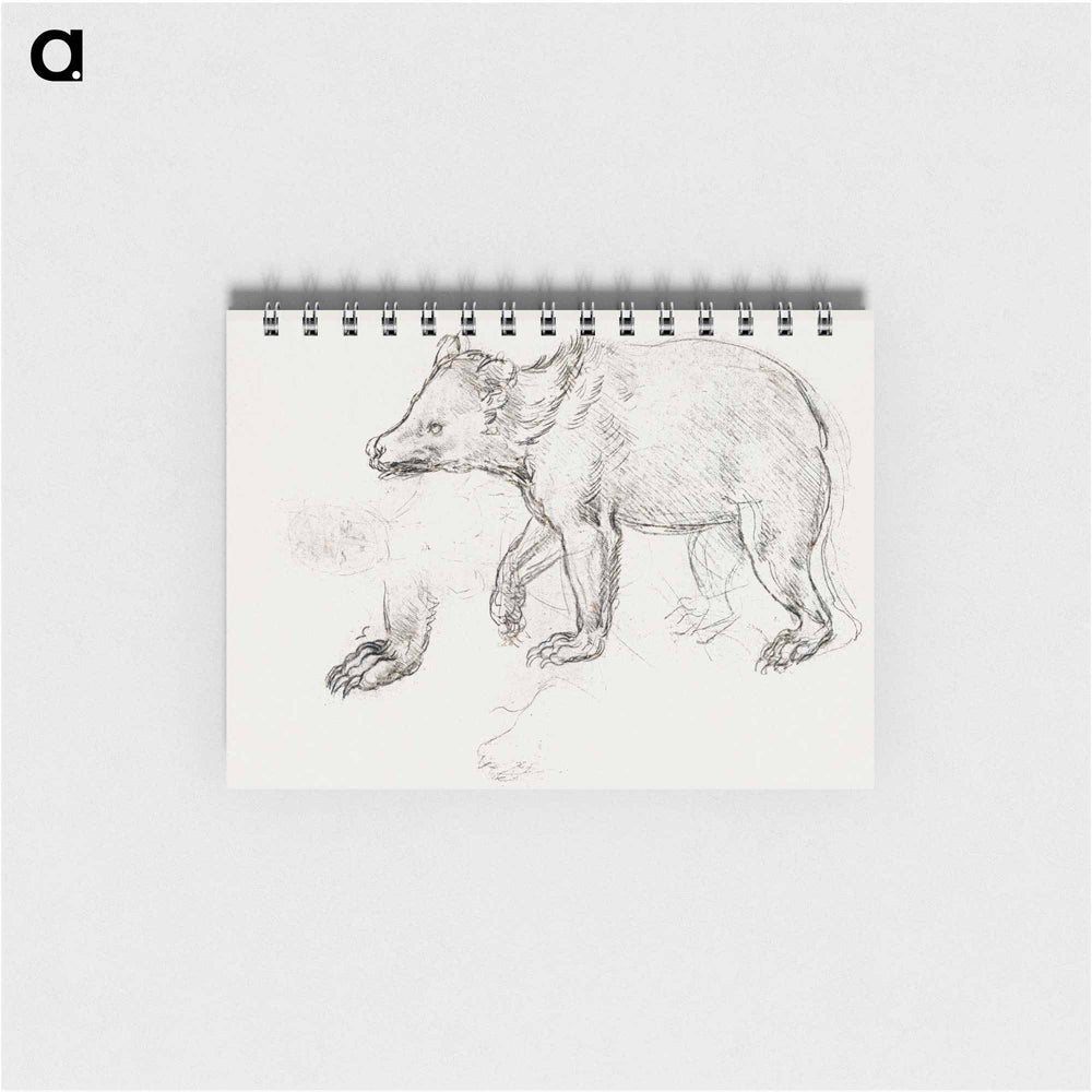 A Bear Walking - レオナルド ダ ヴィンチ Memo.