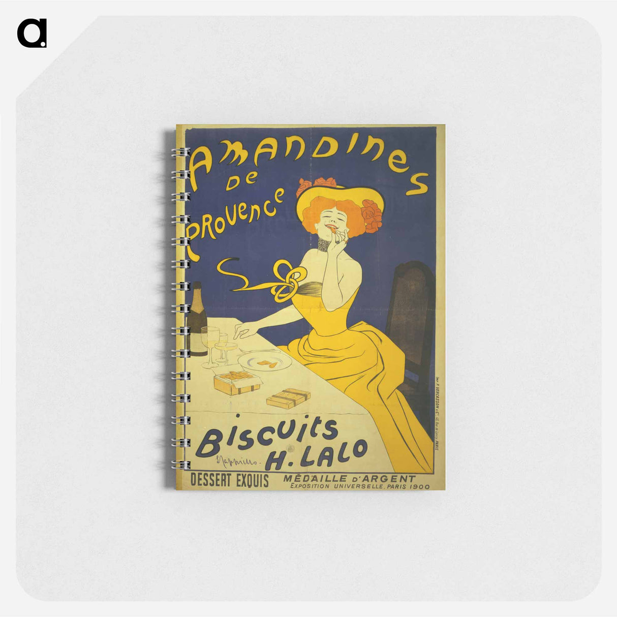 アートメモ帳-Amandines de Provence: Biscuits H. Lalo - レオネット カピエッロ Memo.