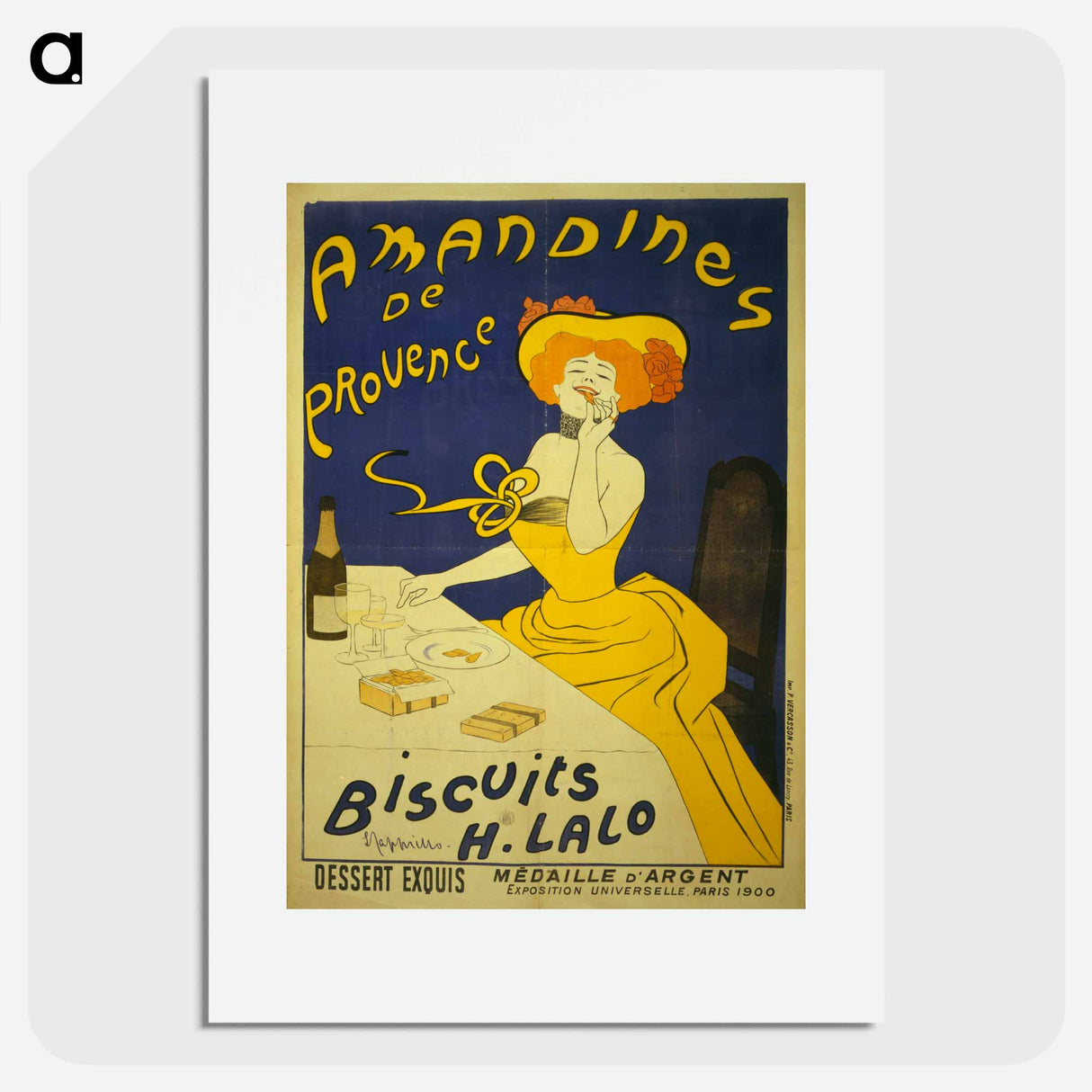 アートポスター-Amandines de Provence: Biscuits H. Lalo - レオネット カピエッロ Poster.