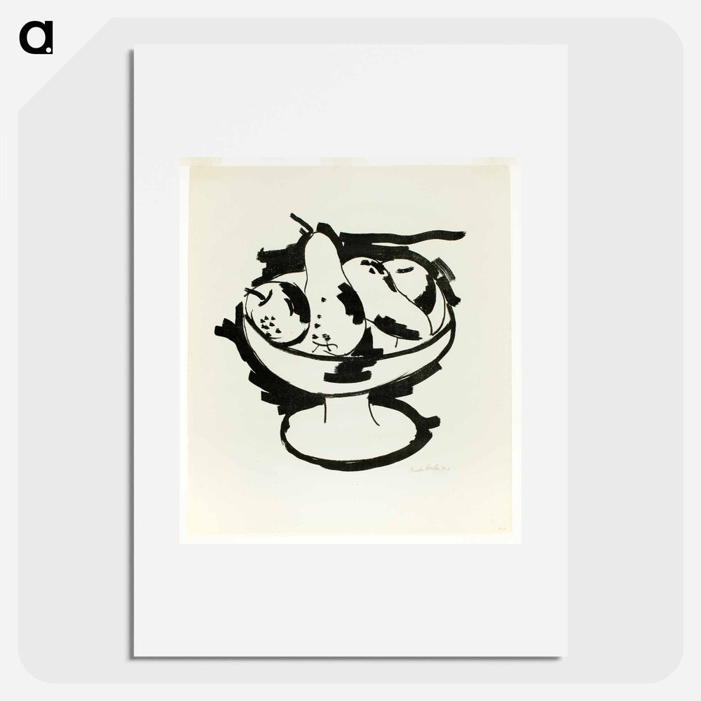 Bowl of Fruit - Marsden Hartley Poster.