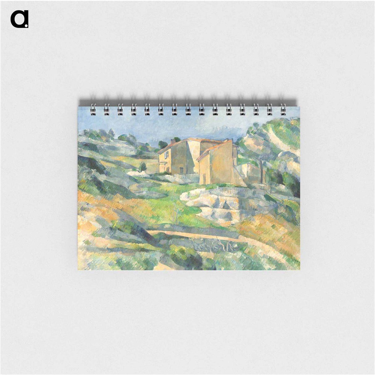 Houses in Provence: The Riaux Valley near L'Estaque - ポール セザンヌ Memo.