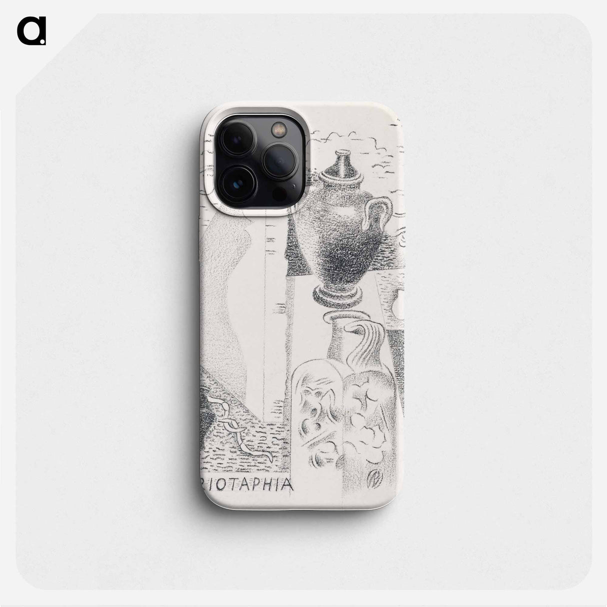 Design for Urne Buriall–Hydriotaphia - ポール ナッシュ Phone Case.