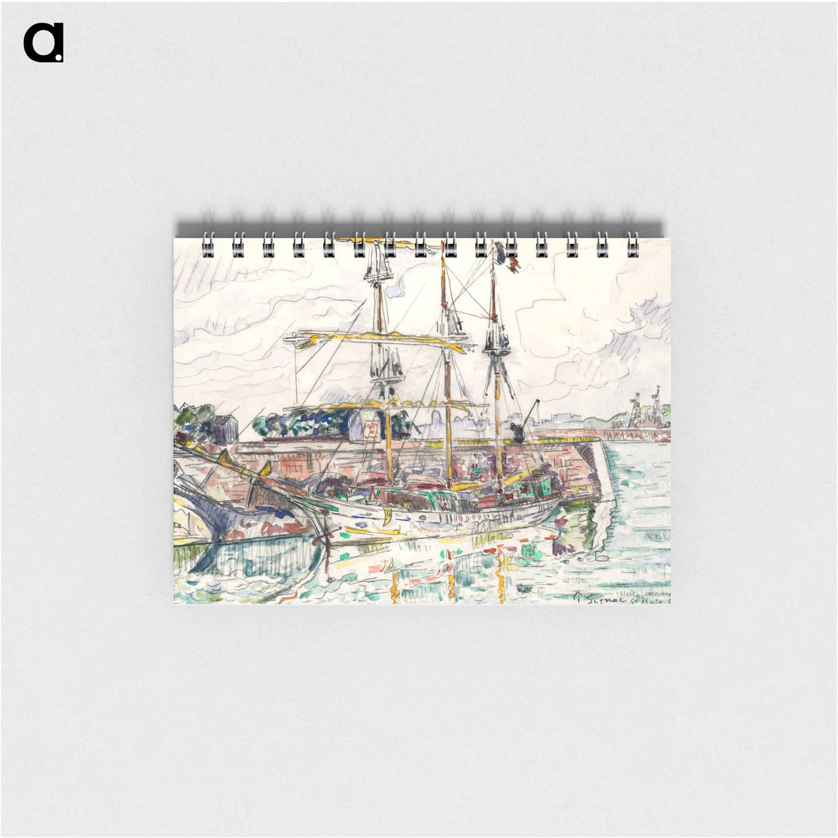 Docks at Saint Malo - ポール シニャック Memo.