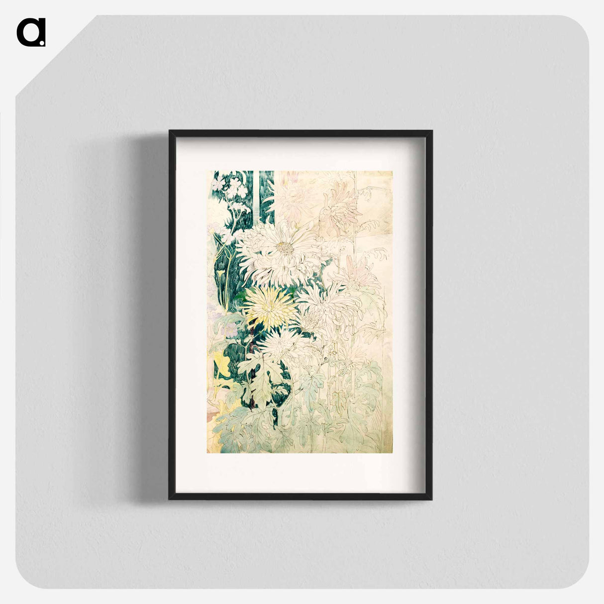 Christmas in a cage and other flowers - Theo van Hoytema Poster.