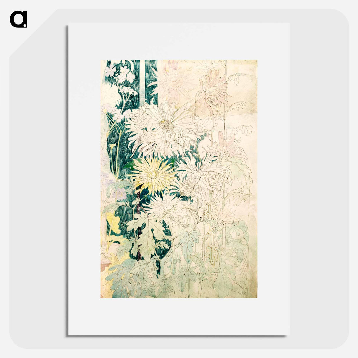 Christmas in a cage and other flowers - Theo van Hoytema Poster.