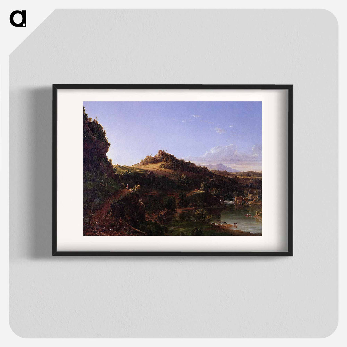 アートポスター-Catskill Scenery - トーマス コール Poster.