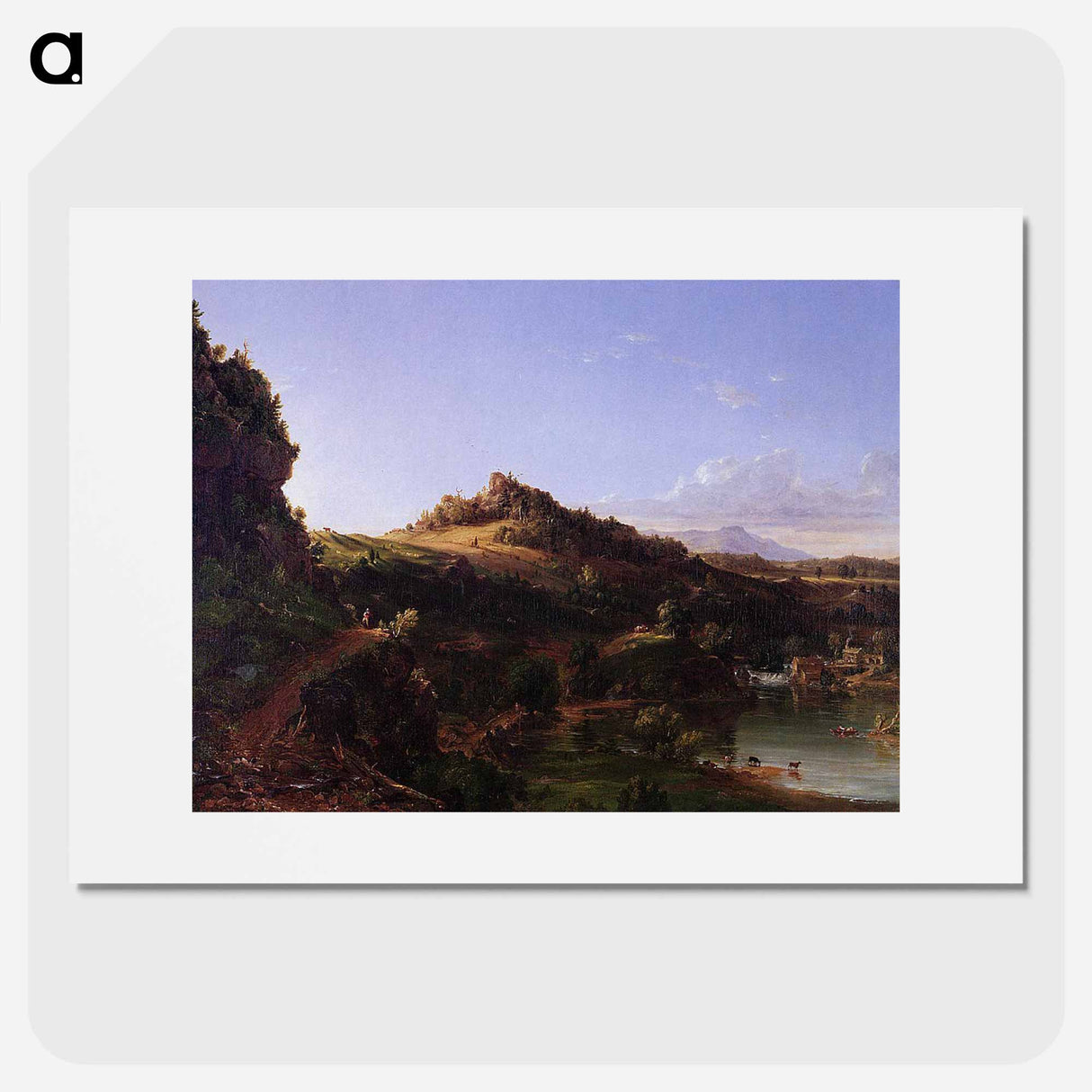 アートポスター-Catskill Scenery - トーマス コール Poster.