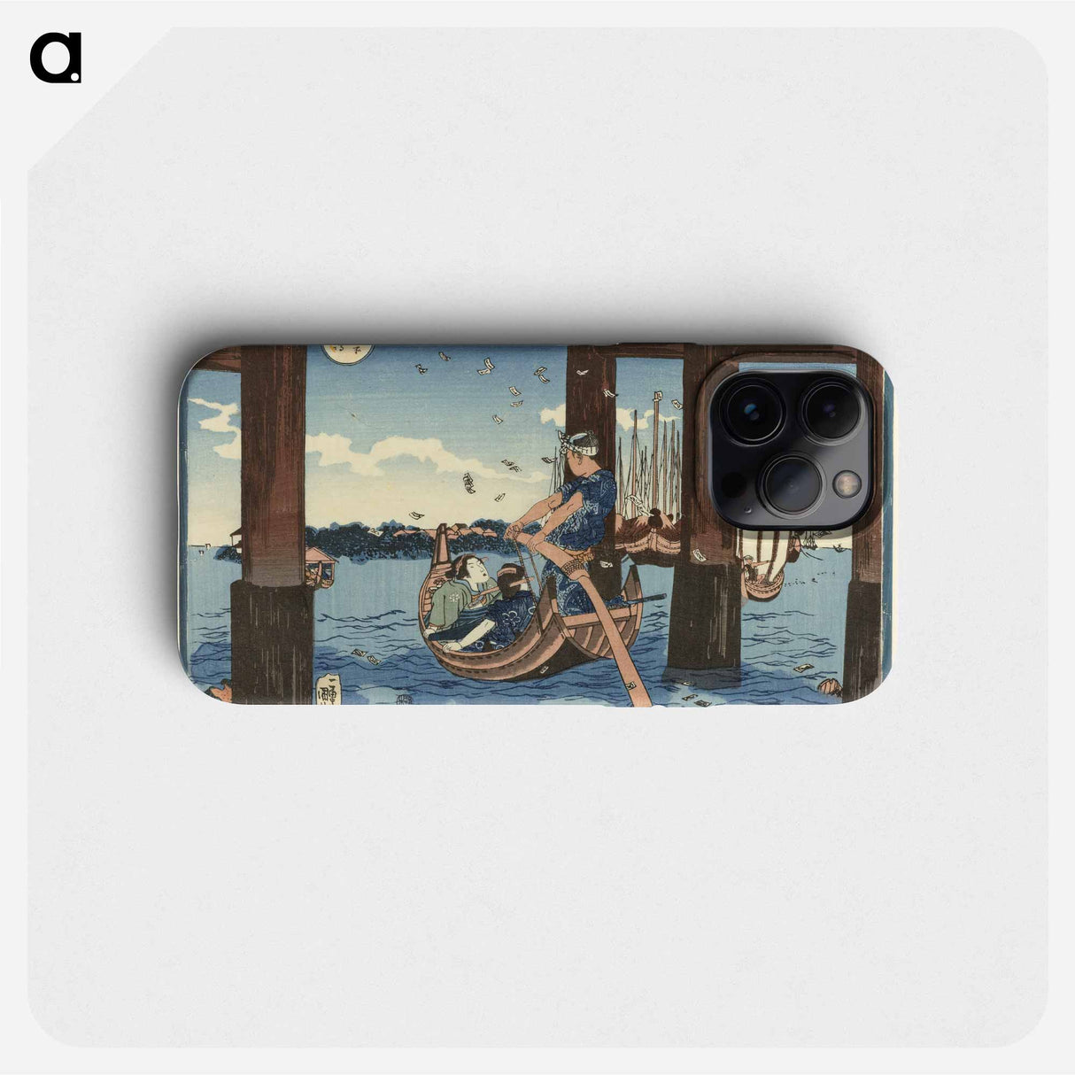 Tsukuda Island - 歌川 国芳 Phone Case.