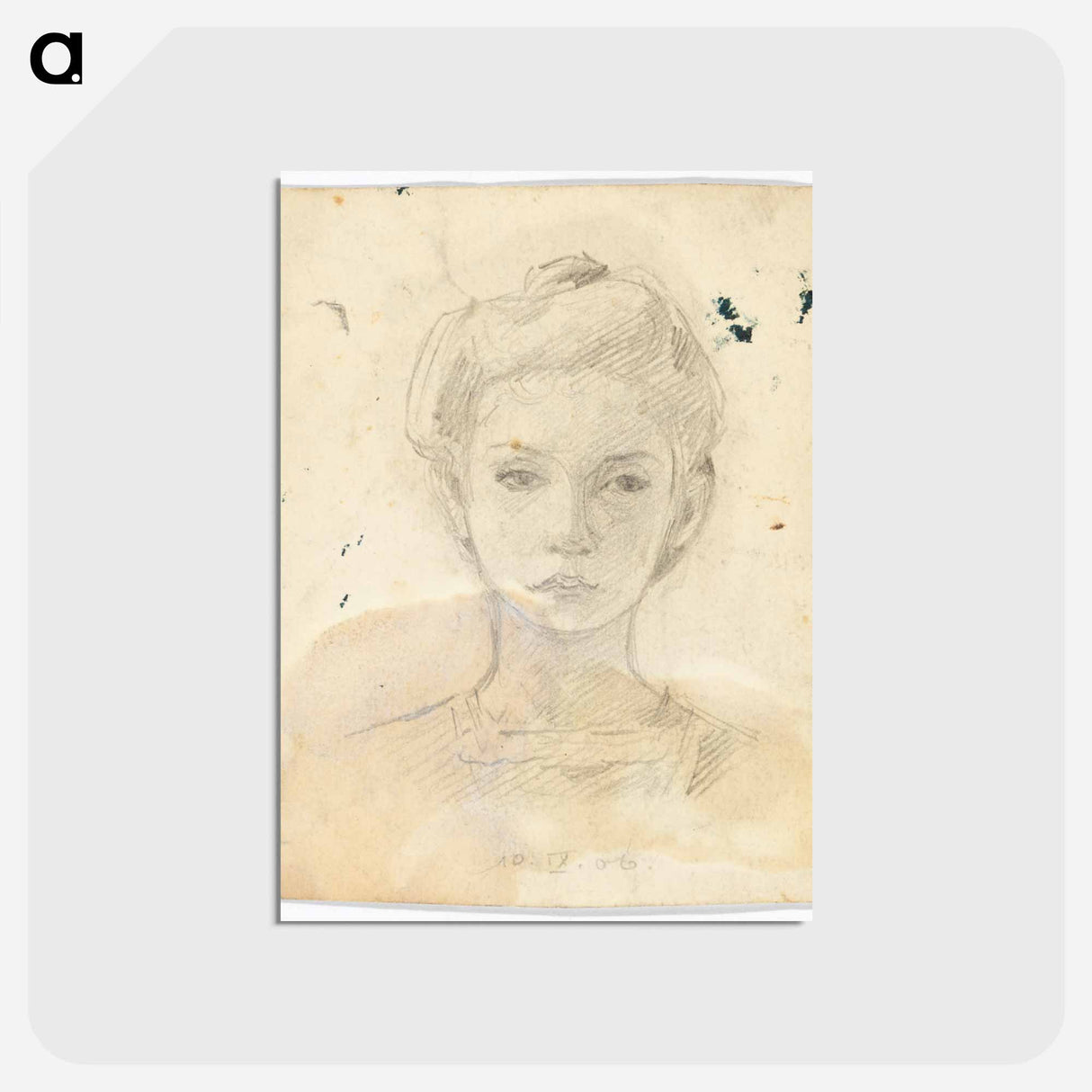 アートポストカード-Portrait of a Girl
- ウィーン博物館 Postcard.