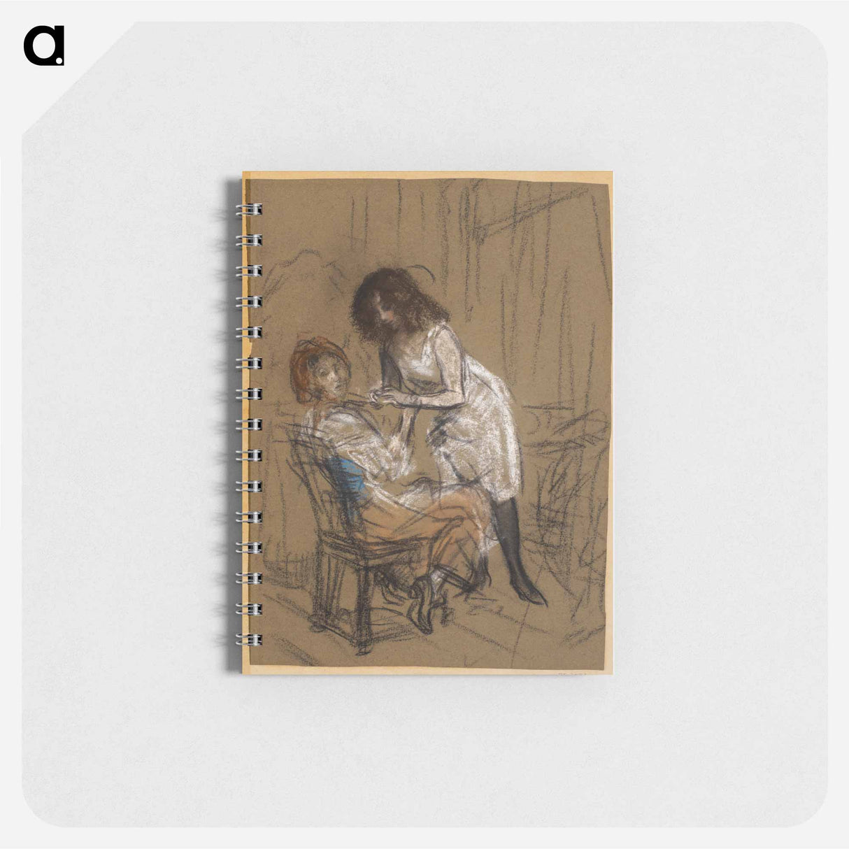 Two Women (One Seated) - ウィリアム ジェームス グラッケンズ Memo.