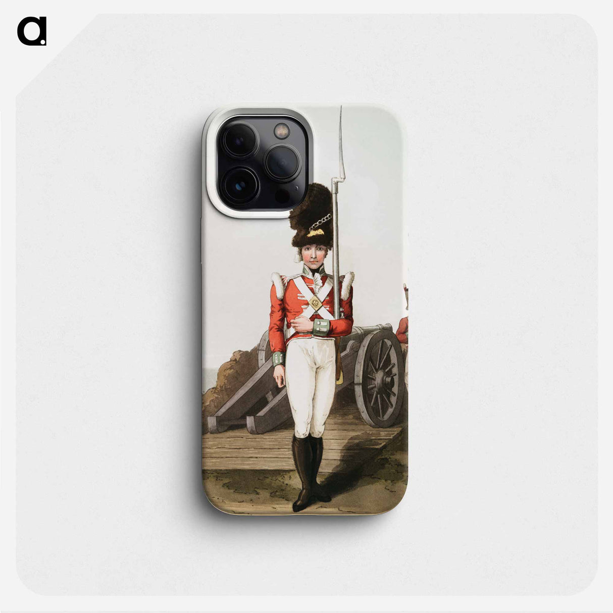 Illustration of grenadier or the first West York militia - 19世紀のヨークシャー Phone Case.