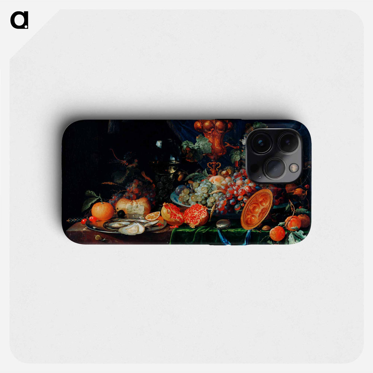 Fruits and oysters - エイブラハム ミニョン Phone Case.