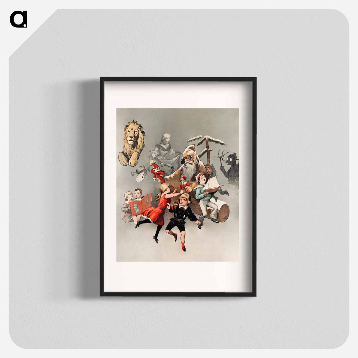 Etrennes Poster - アドルフ レオン ウィレット Poster.