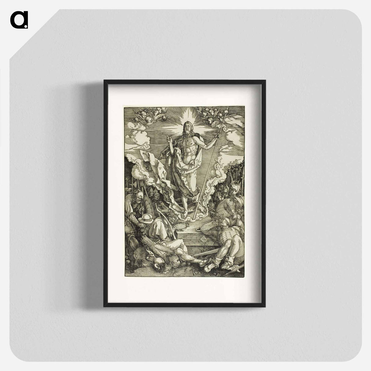 The Resurrection - アルブレヒト デューラー Poster.