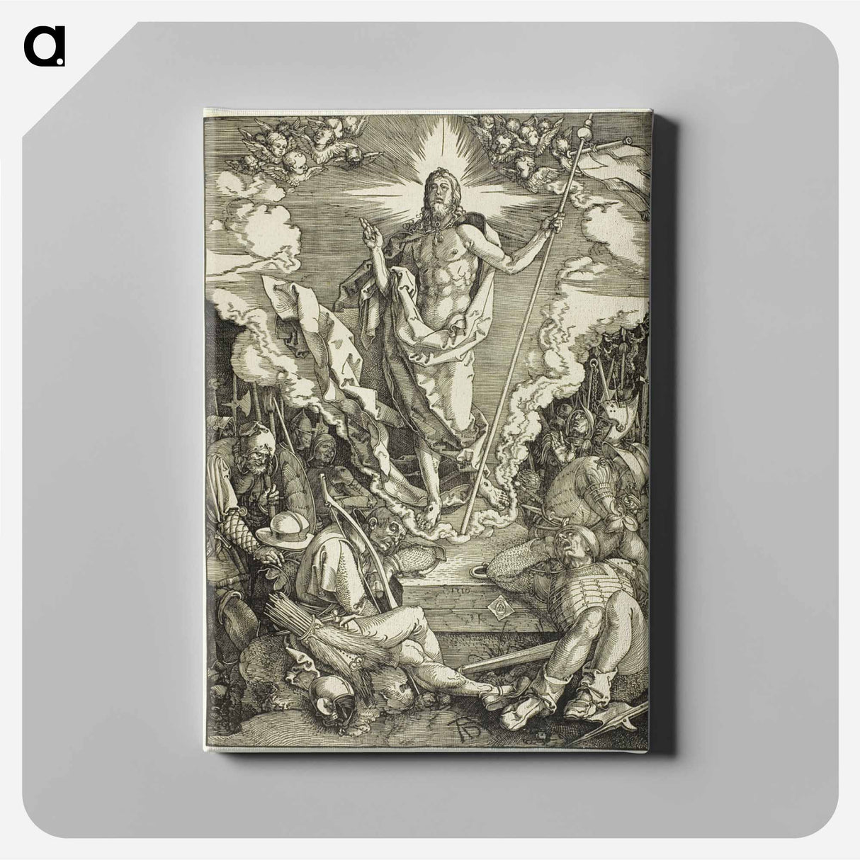 The Resurrection - アルブレヒト デューラー Canvas.