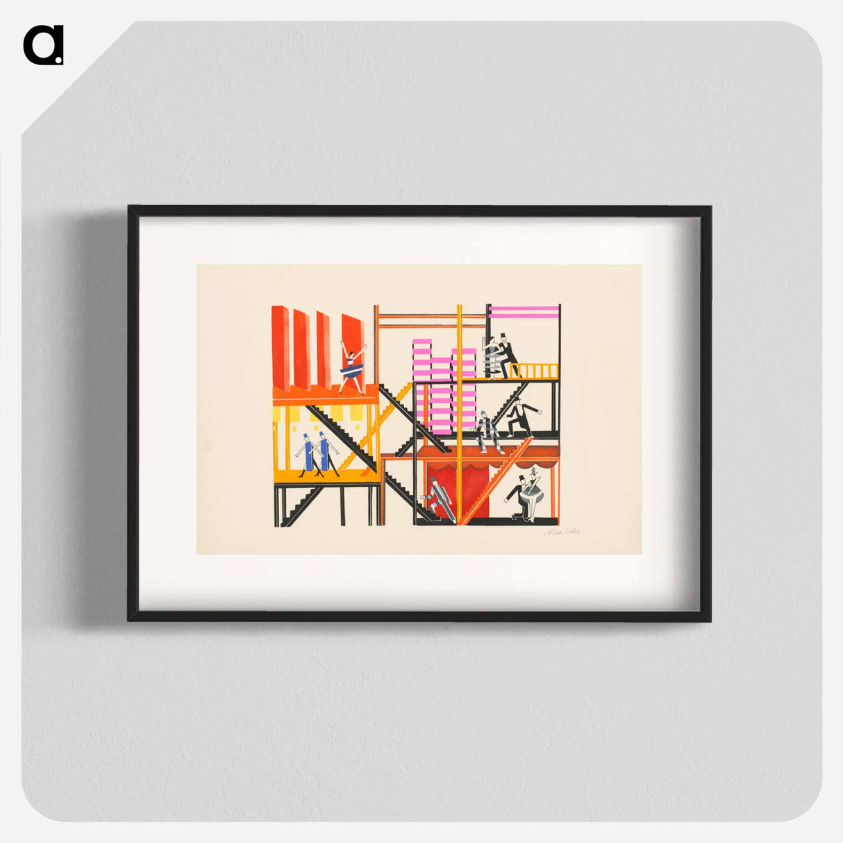 Maquettes de théatre i.-xv. - アレクサンドラ エクスター Poster.