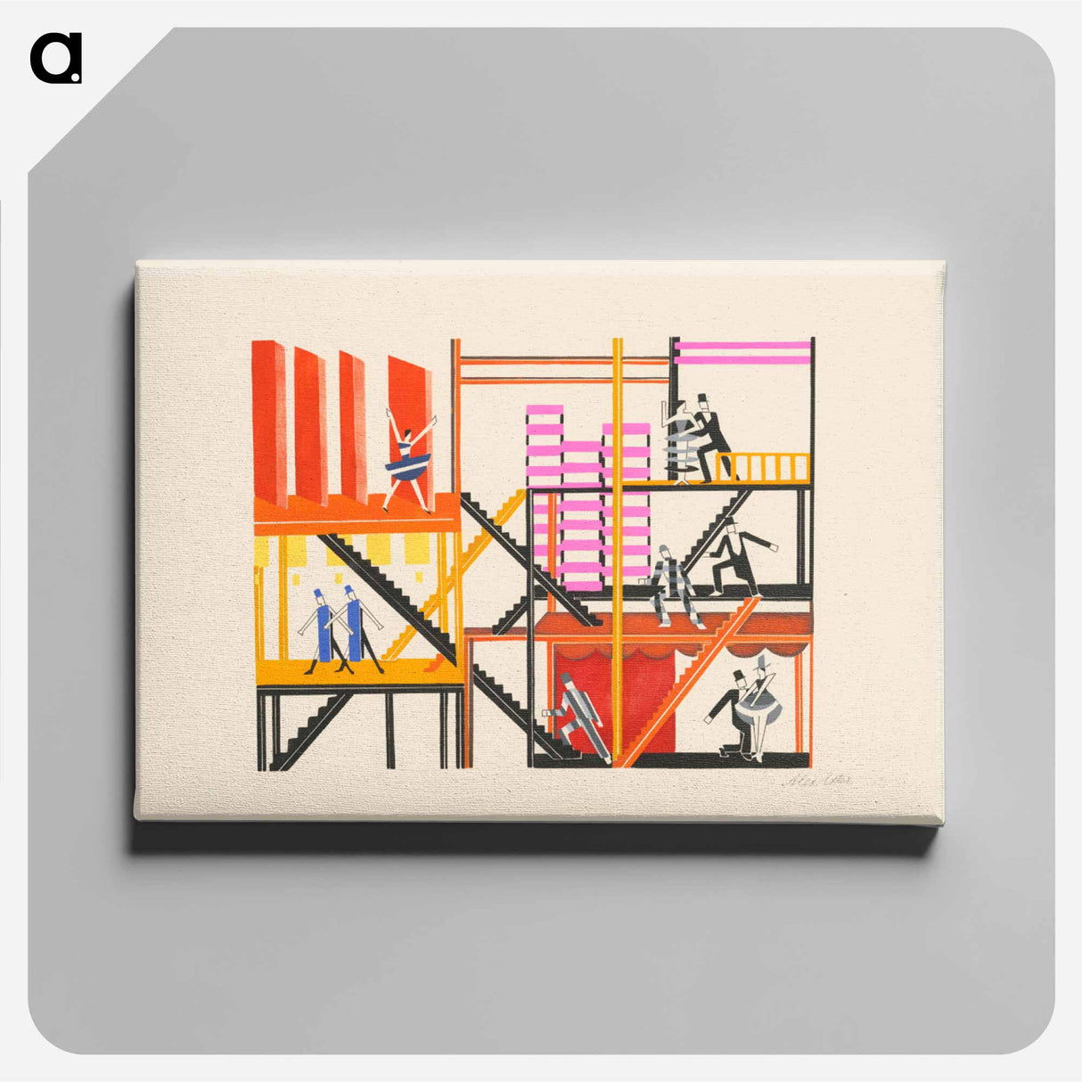 Maquettes de théatre i.-xv. - アレクサンドラ エクスター Canvas.