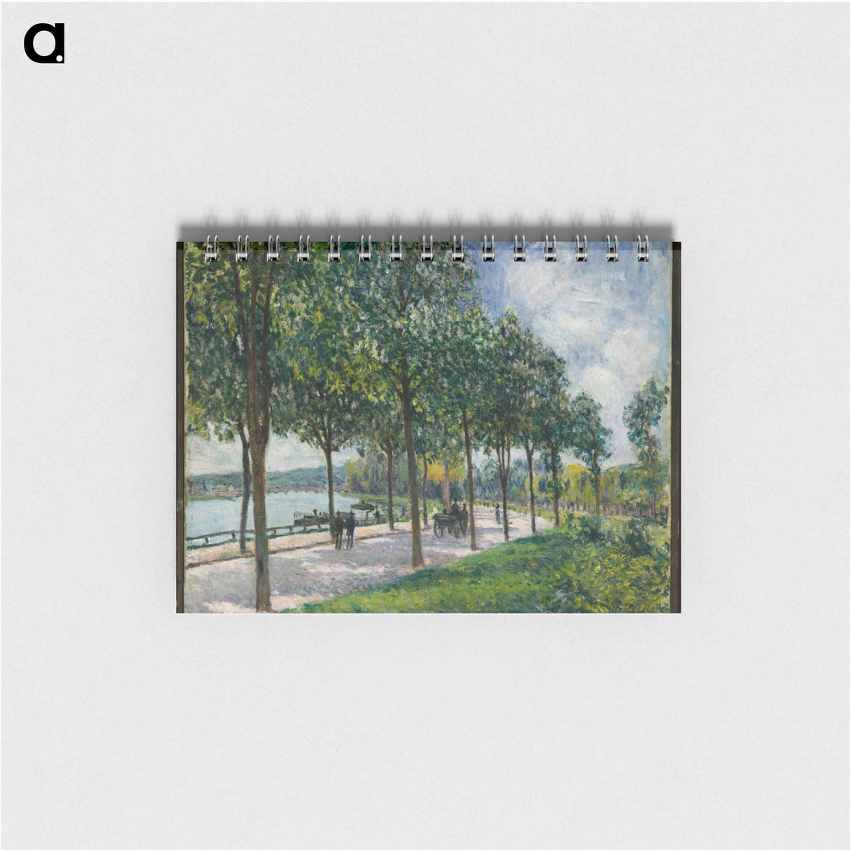 Allée of Chestnut Trees - アルフレッド シスレー Memo.