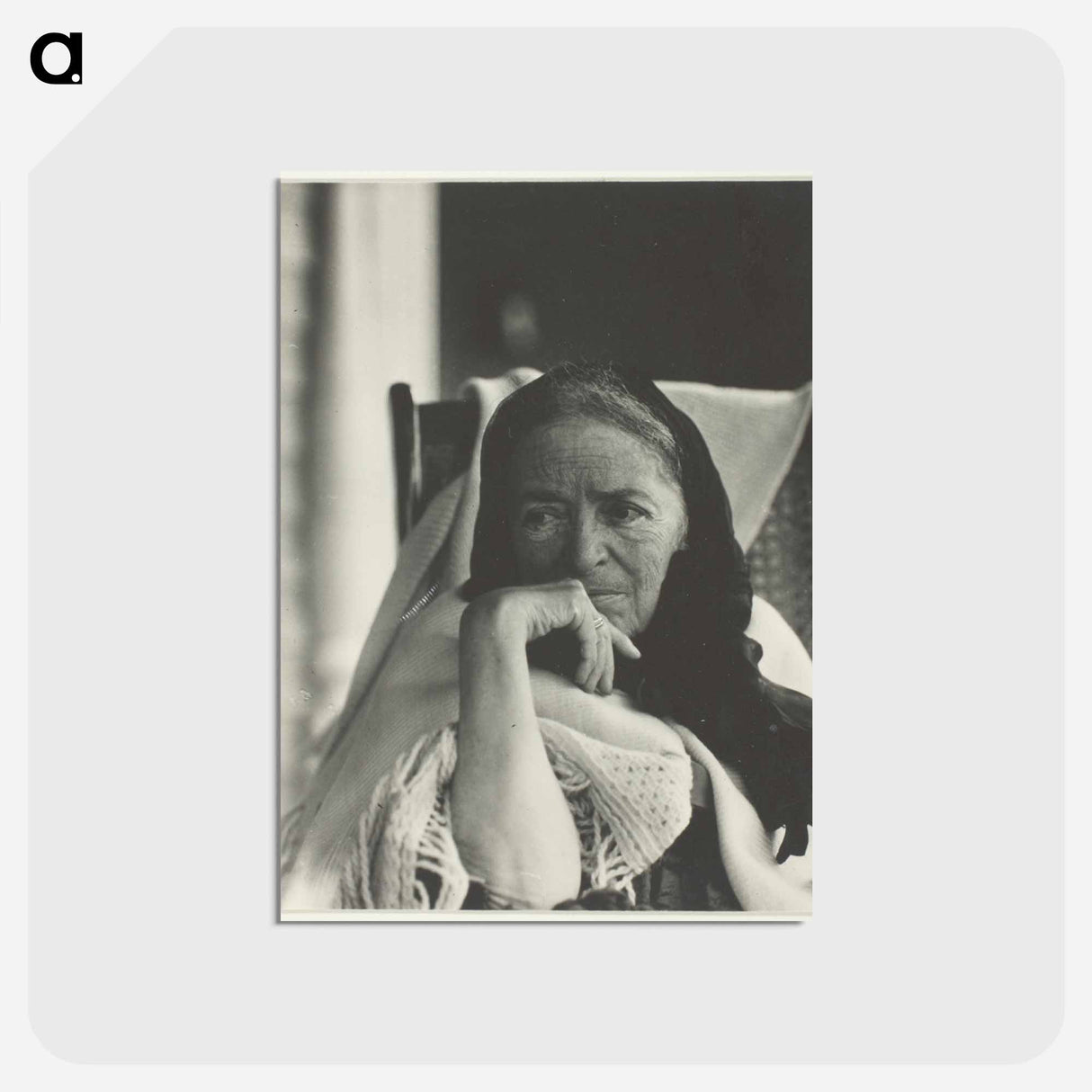アートポストカード-Hedwig Stieglitz - アルフレッド スティーグリッツ Postcard.