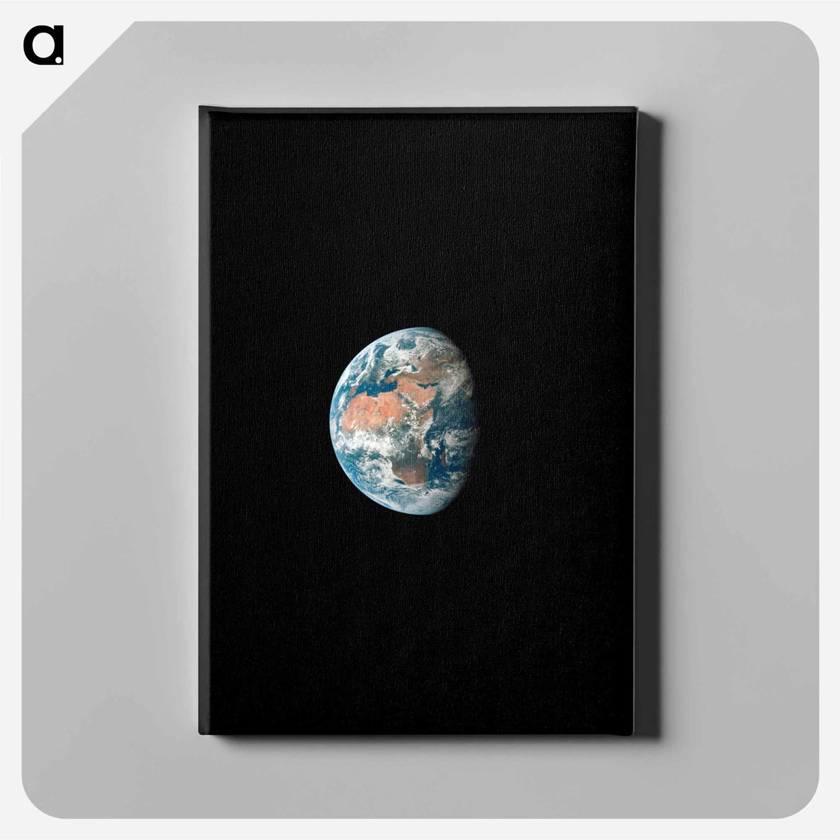 View of Earth - アポロ月面着陸 Canvas.