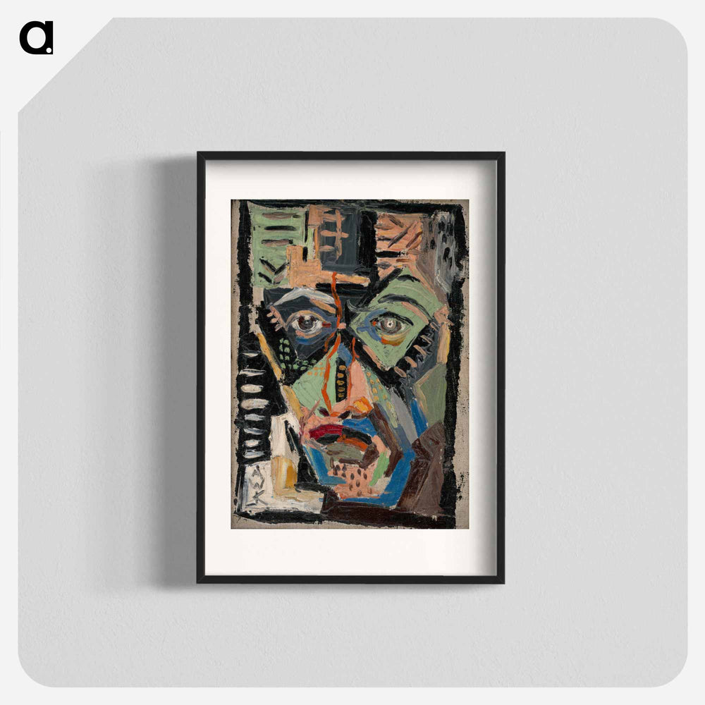 Man's face - アーノルド ピーター ワイズ クビンチャン Poster.