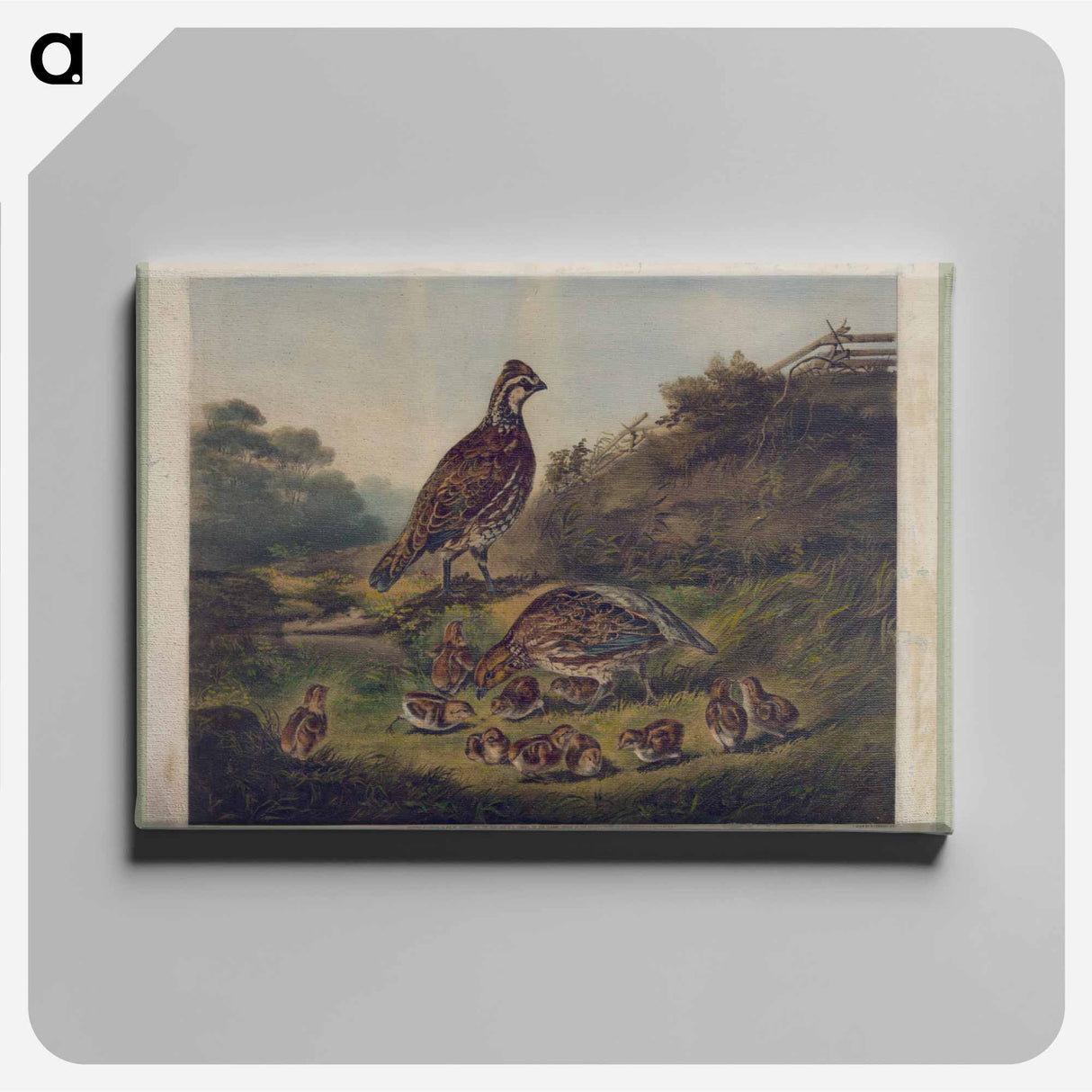 The Cares of a Family - アーサー フィッツウィリアム テイト Canvas.