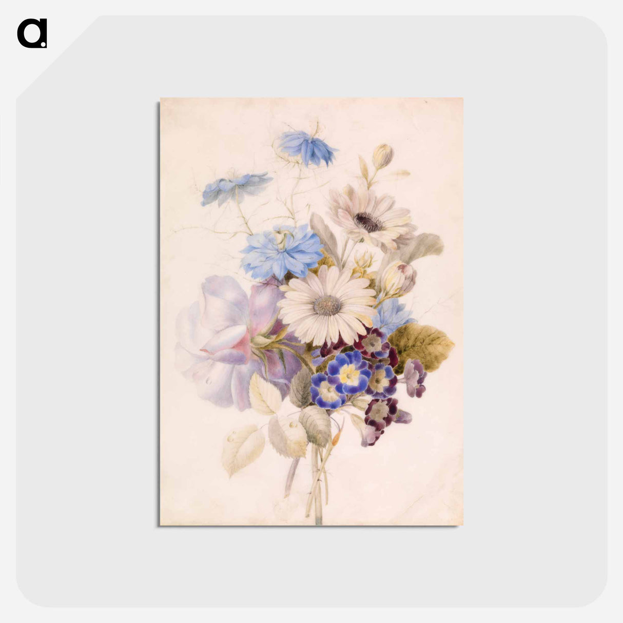 アートポストカード-Flowers with Daisies
- バーンズ・コレクション Postcard.