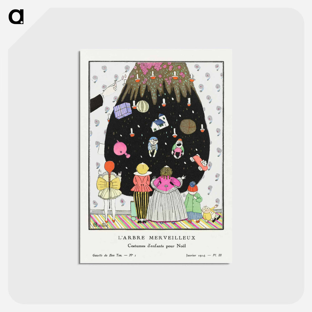 アートポストカード-L'Arbre Merveilleux
- シャルル マルタン Postcard.