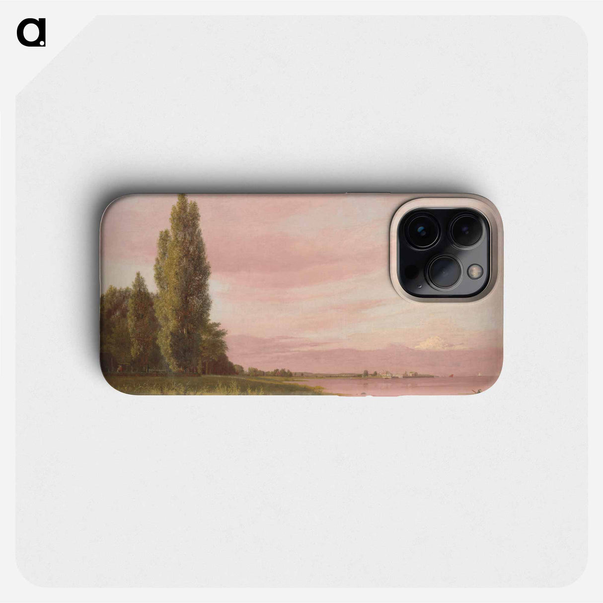 Part of the bay at Kalkbrænderiet seen from the Strandpromenade to the north.Quiet summer afternoon - クリステン ケプケ Phone Case.