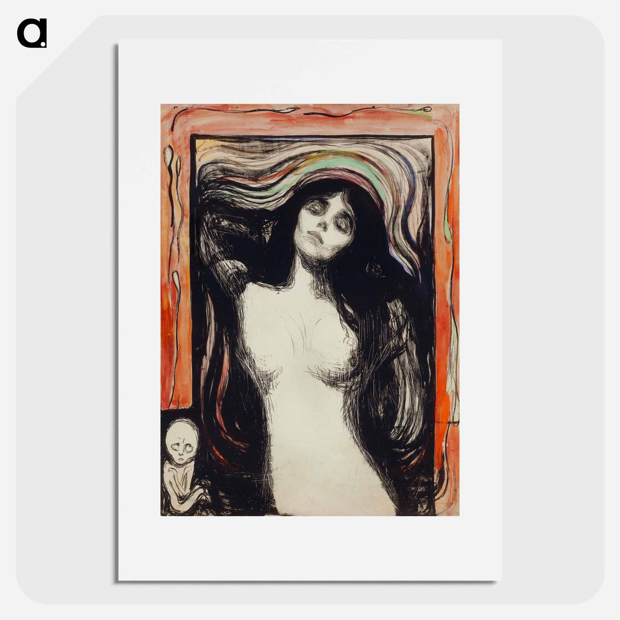 Madonna - Edvard Munch Poster.