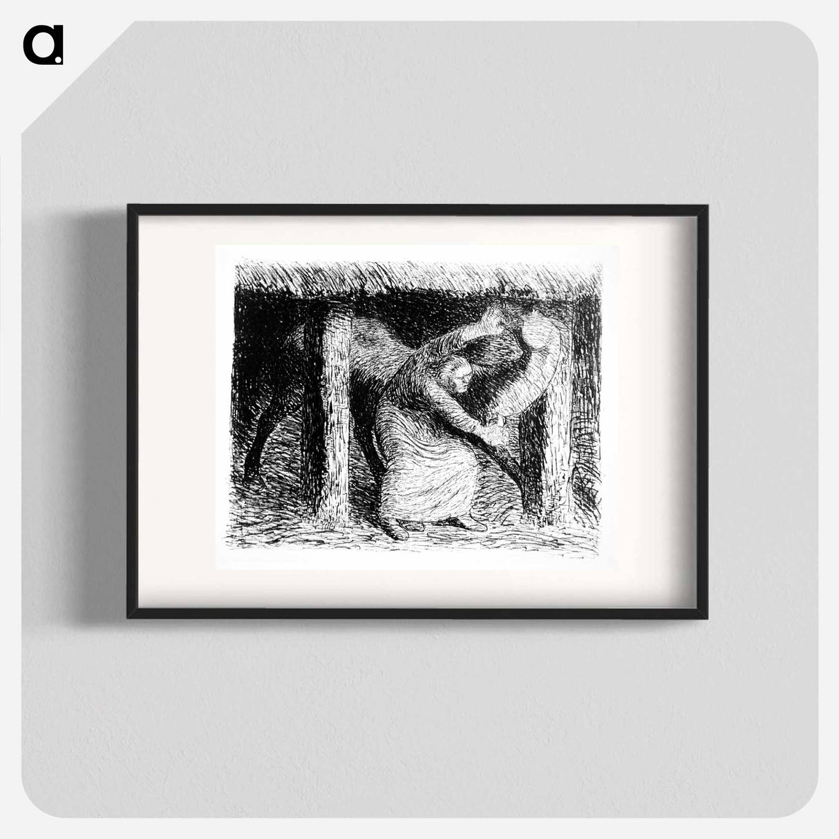 The Murderess - エルンスト ハインリヒ バルラッハ Poster.