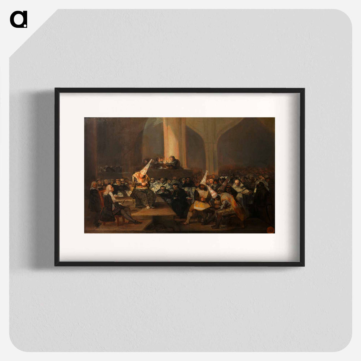 Auto de Fé - フランシスコ デ ゴヤ Poster.