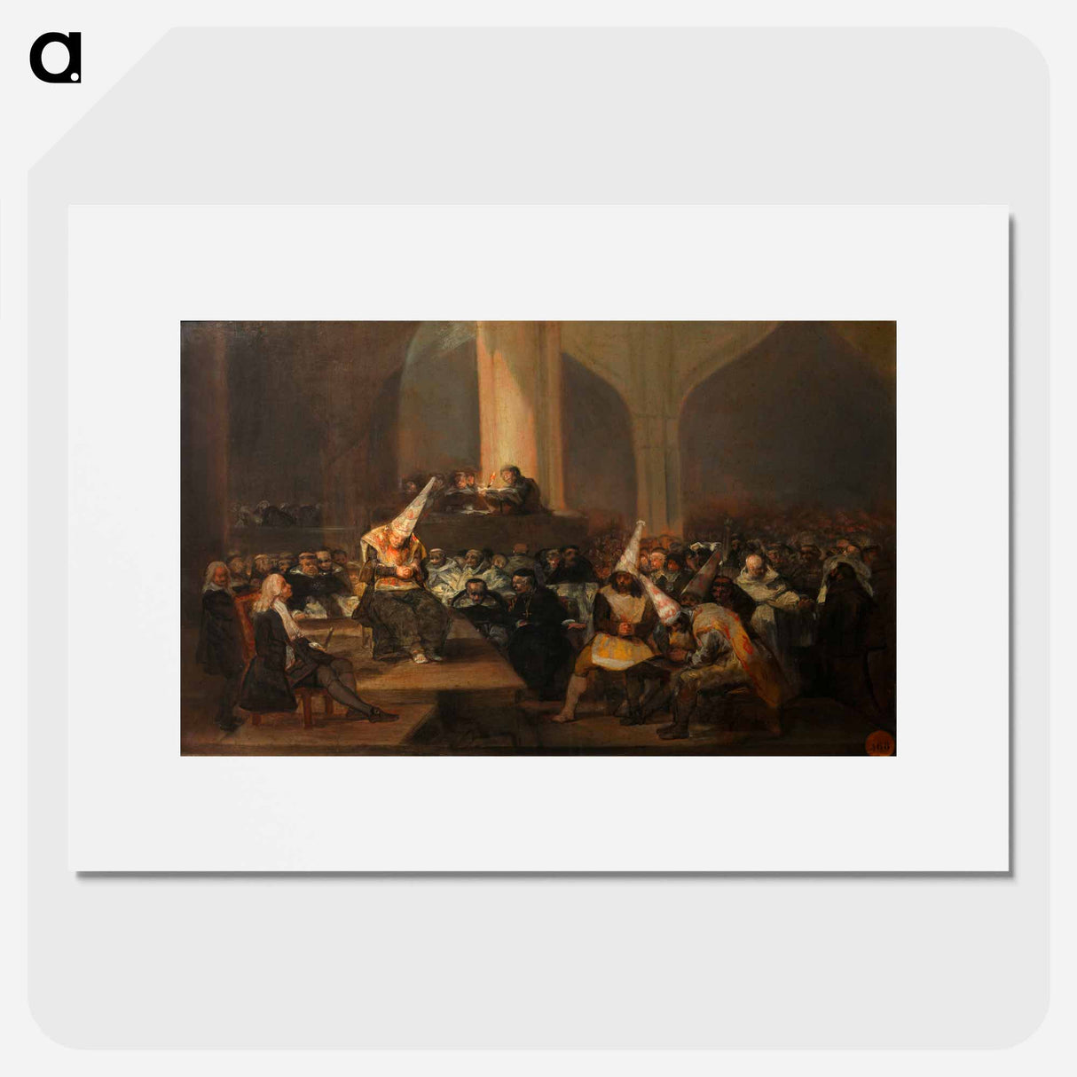 Auto de Fé - フランシスコ デ ゴヤ Poster.