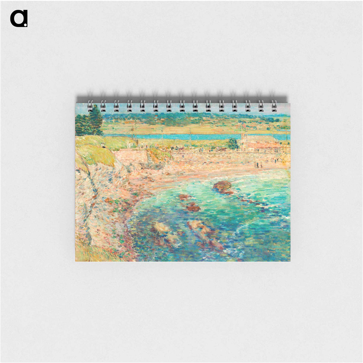 アートメモ帳-Bailey’s Beach, Newport, R.I. - フレデリック チャイルド ハッサム Memo.
