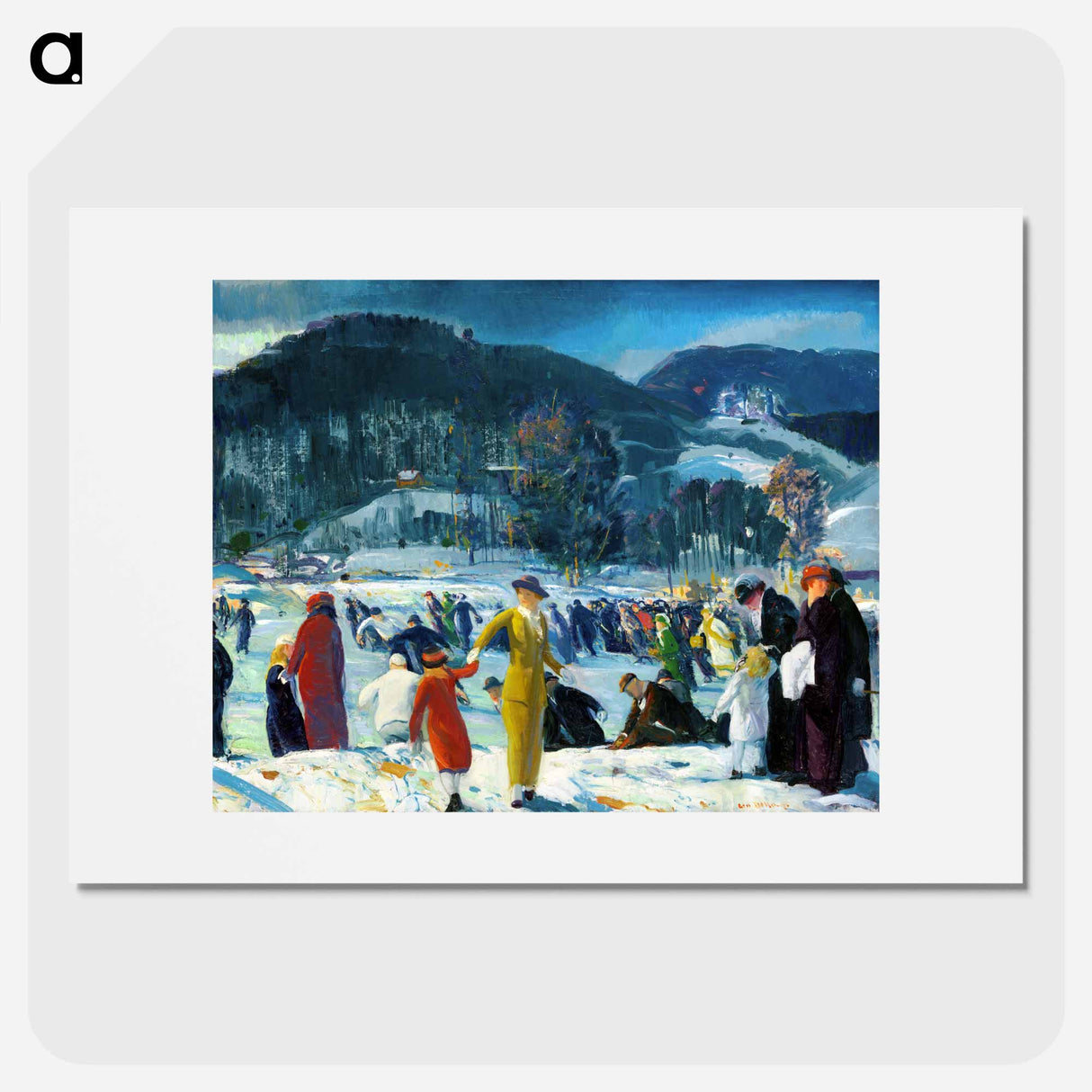 Love of Winter - ジョージ ベローズ Poster.