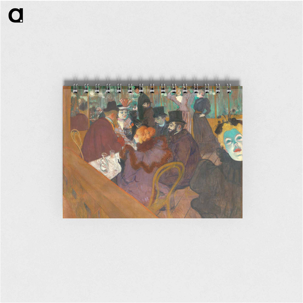 アートメモ帳-At the Moulin Rouge - アンリ ド トゥールーズ ロートレック Memo.