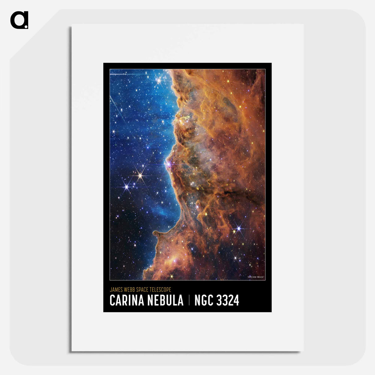 アートポスター-Carina Nebula
- ジェームズ ウェッブ宇宙望遠鏡 Poster.