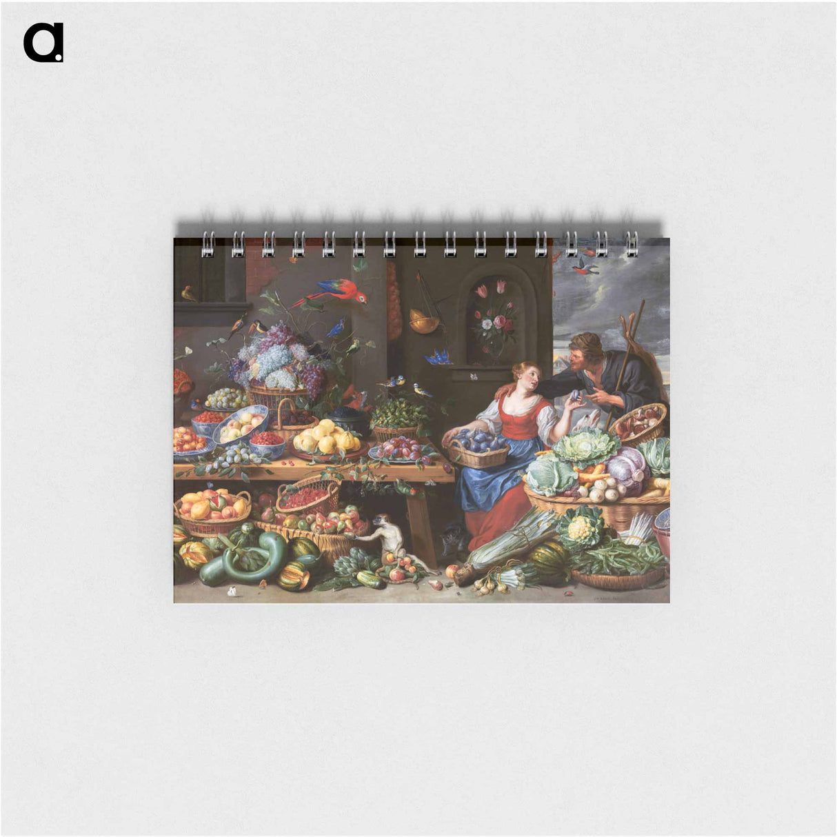 アートメモ帳-Fruit and Vegetable Market with a Young Fruit Seller
- ヤン ファン ケッセル Memo.