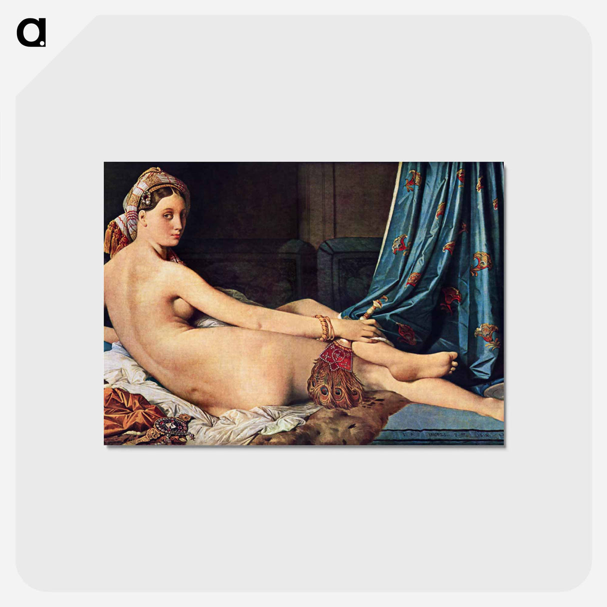アートポストカード-Grande Odalisque
- ジャン オーギュスト ドミニク アングル Postcard.