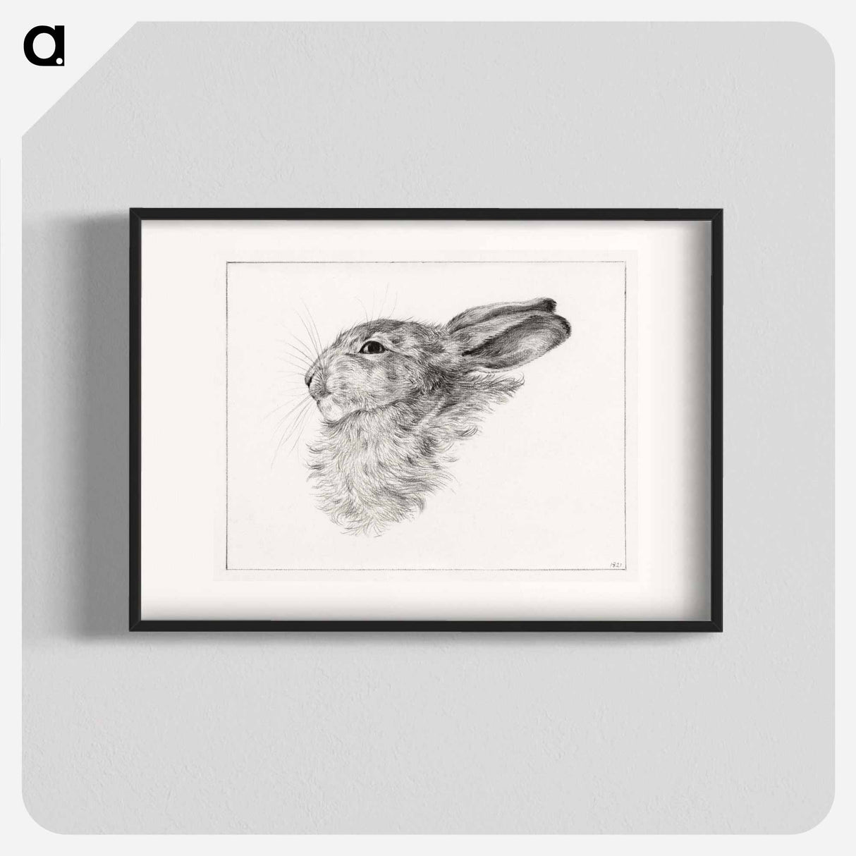 Head of a rabbit - ジャン ベルナール Poster.