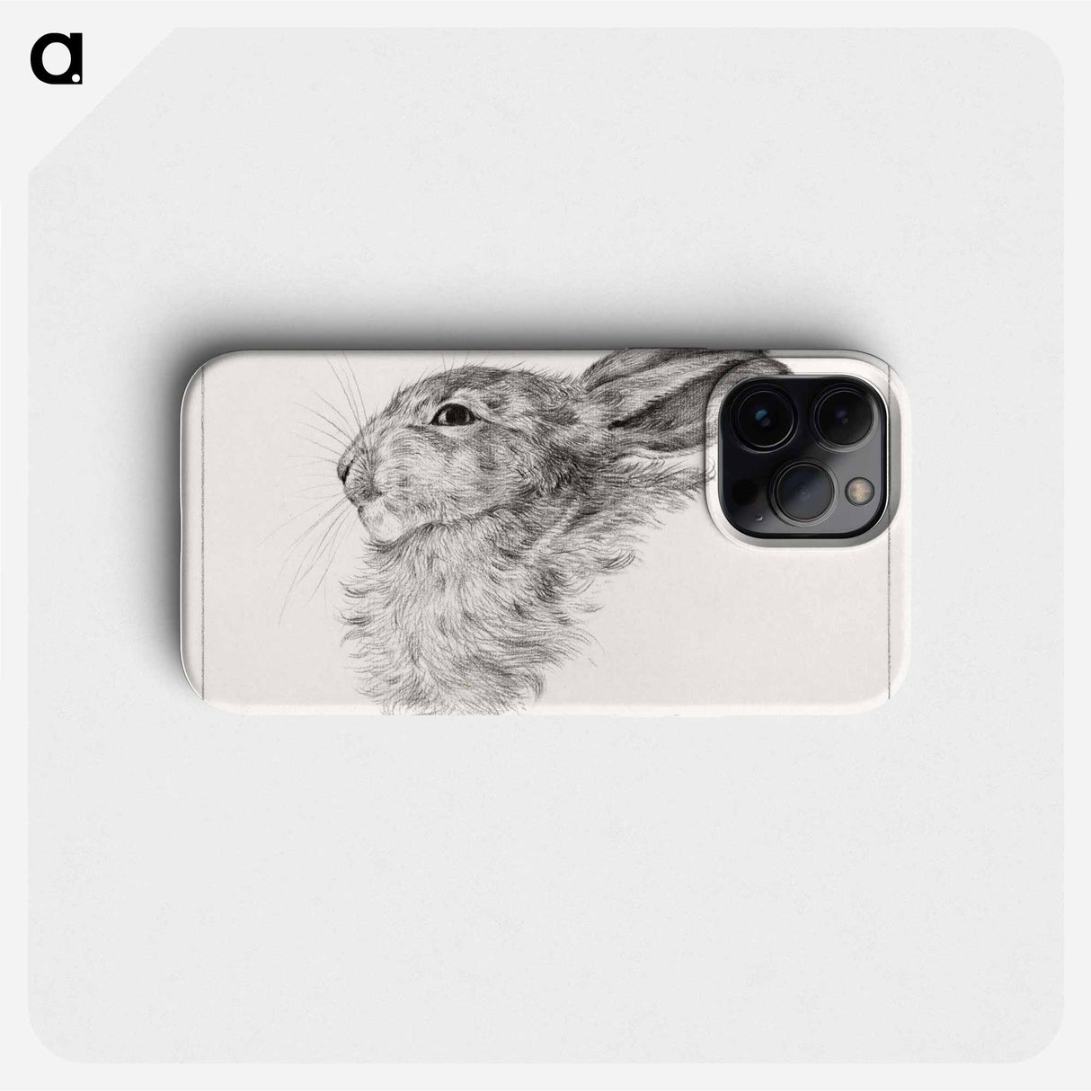 Head of a rabbit - ジャン ベルナール Phone Case.