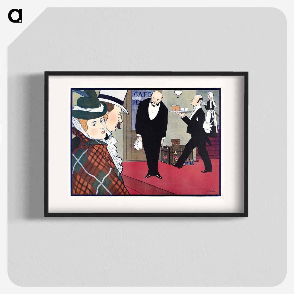 Man in a suit - Johan Georg van Kasper Poster.