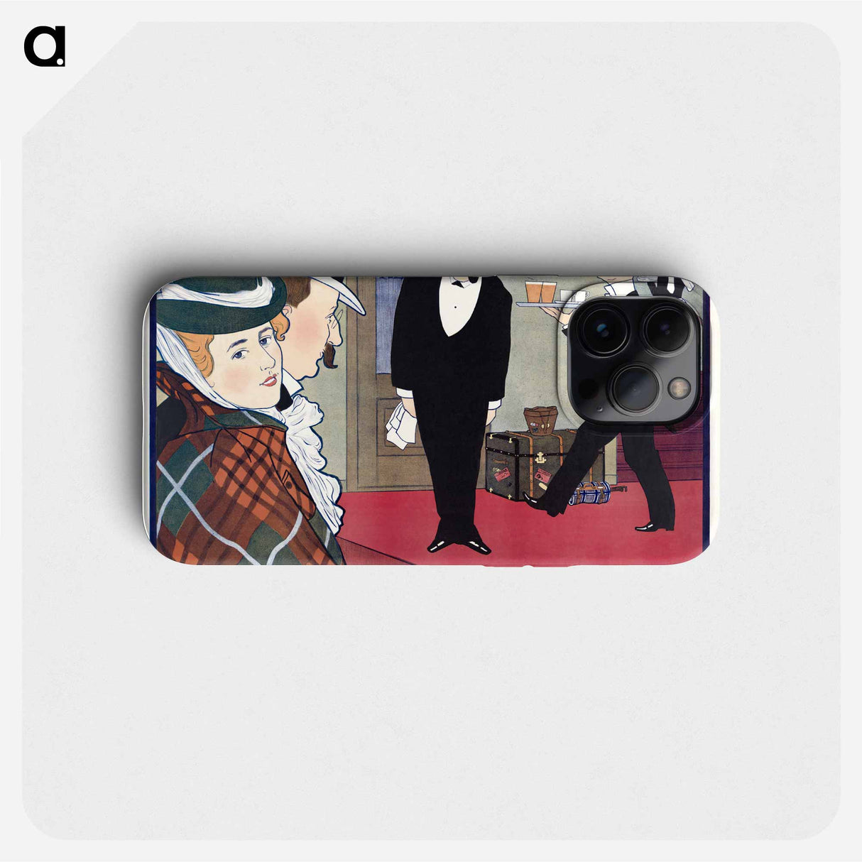 Man and woman with two hands - Johan Georg van Kasper Phone Case.